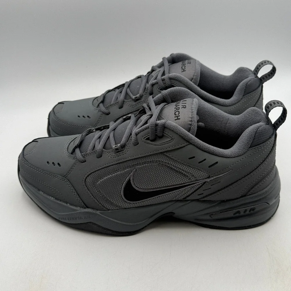 Nike Air Monarch IV Shoes Mens Size 10.5 Dark Grey Black Training 415445-020